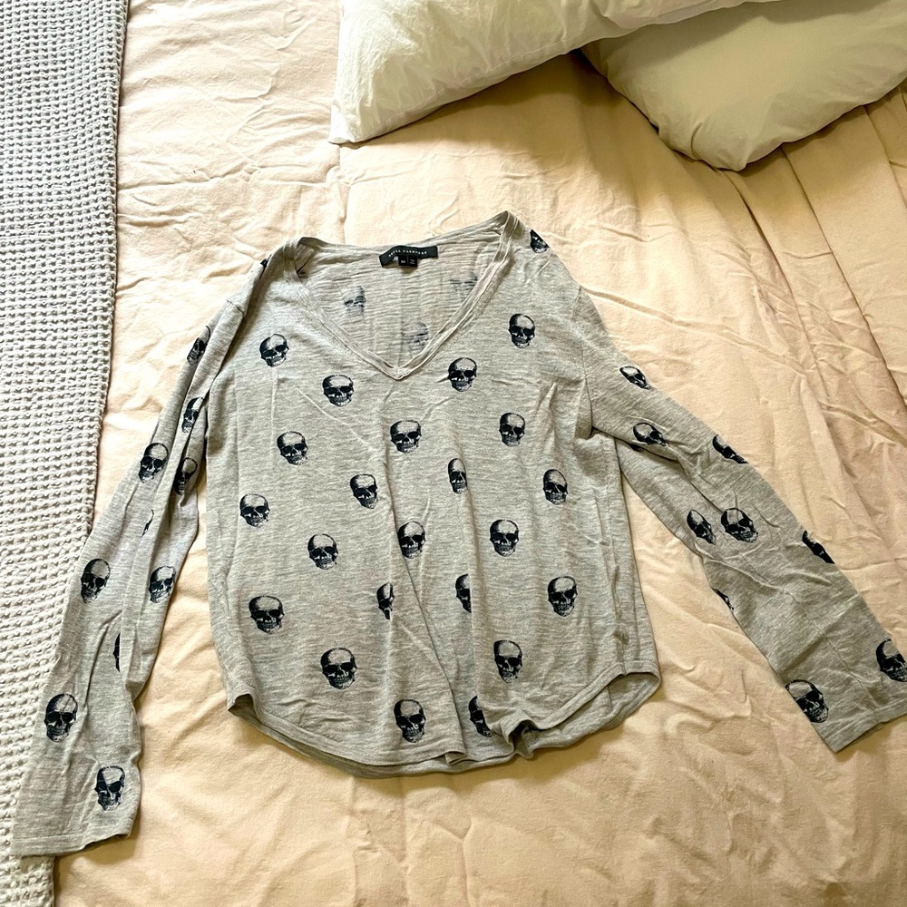 Skull Cashmere Top